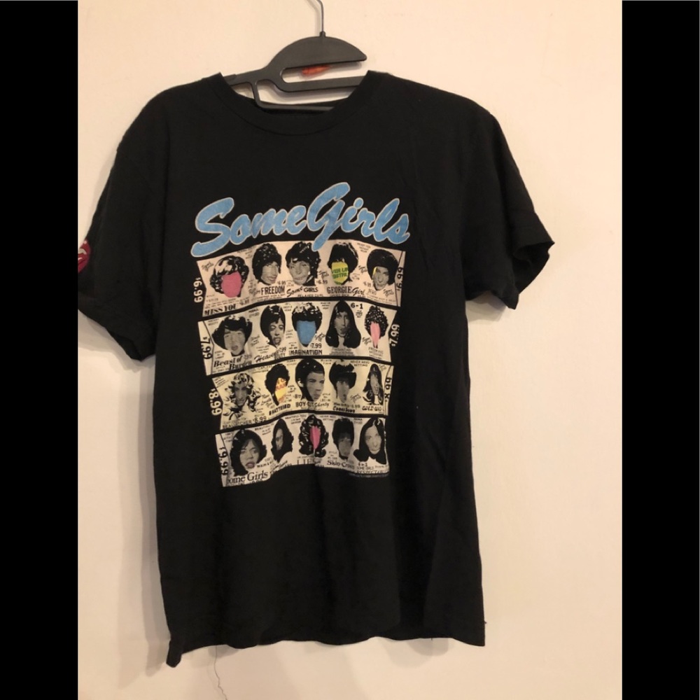 Rolling Stones Some Girls Black Tshirt Large